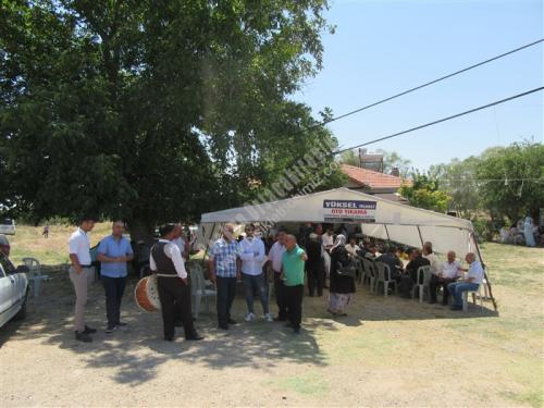 Kuru göl Kız evi yemek çadırı